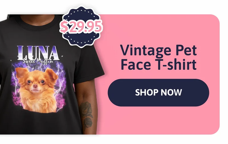 2. Vintage Pet T-shirt $29.95
