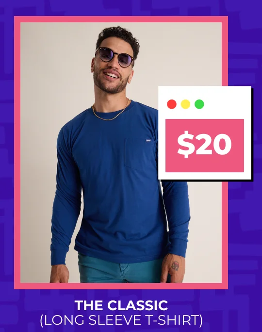 Long Sleeve T-Shirt: The Classic NOW $20