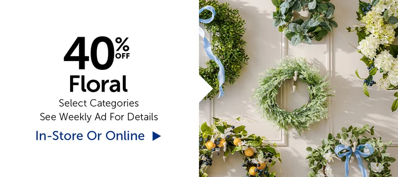 40% Off Floral - Select Categories