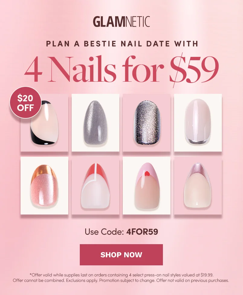 Plan a Bestie Nail Date with 4 Nails for $59