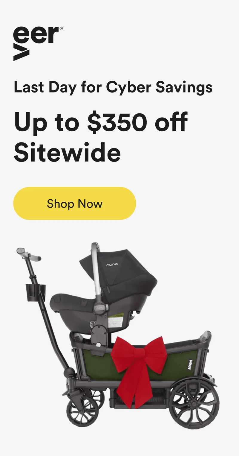 last day for cyber savings - up to $350 off sitewide - shop now