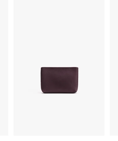 Small Zipper Pouch Plum