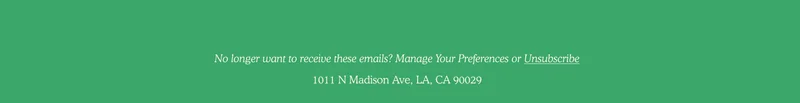 Manage Preferences