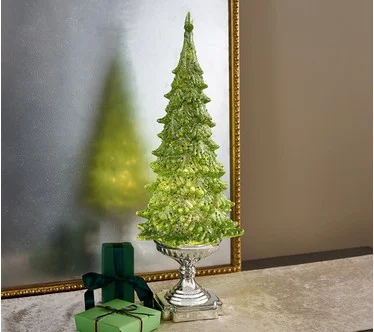 20" Illuminated Glittered Kaleidoscope Tree by Valerie