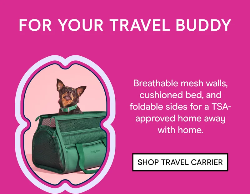 Breathable mesh walls, cushioned bed, and foldable sides for a TSA-approved home away with home. Shop Travel Carrier