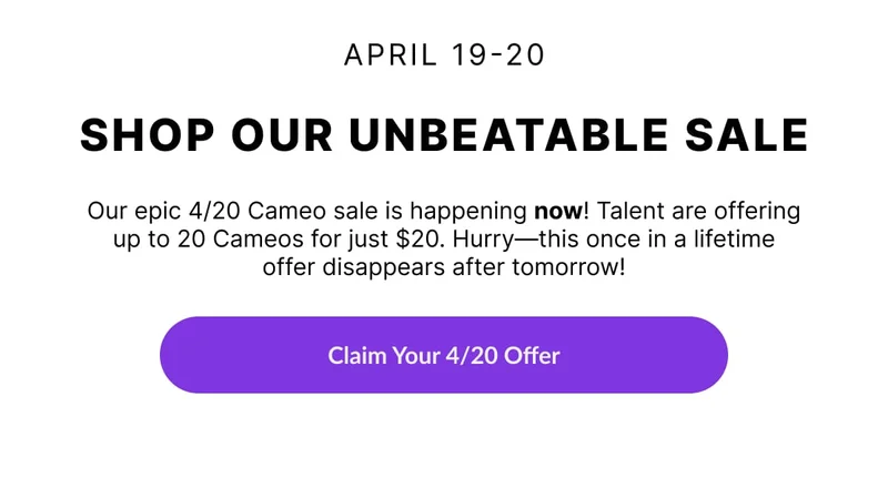 Claim Your 4/20 Offer