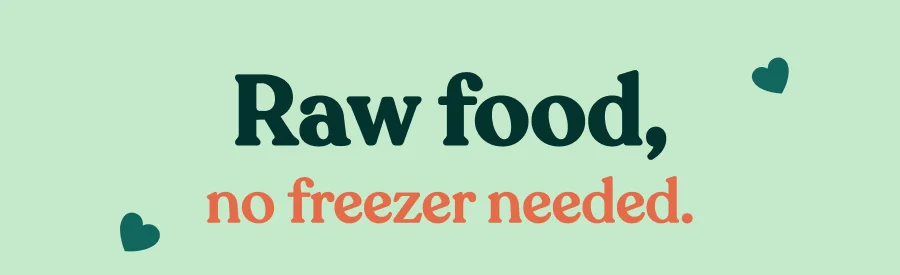 Raw Food, no freezer needed