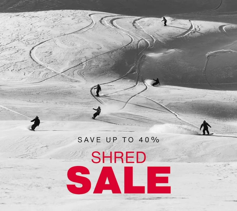 Shred Sale. Save up to 40%.