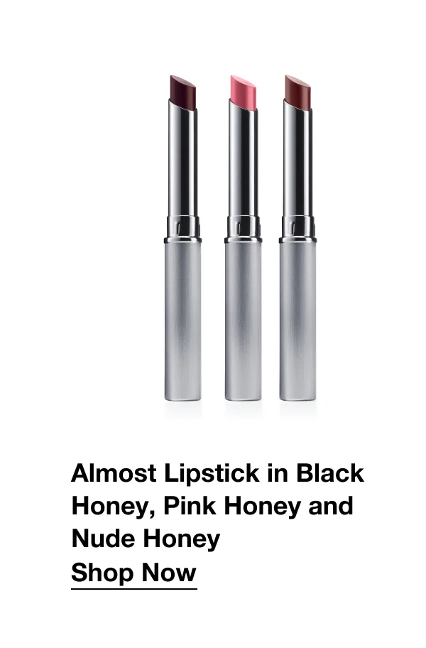 Almost Lipstick in Black Honey, Pink Honey and Nude Honey | Shop Now