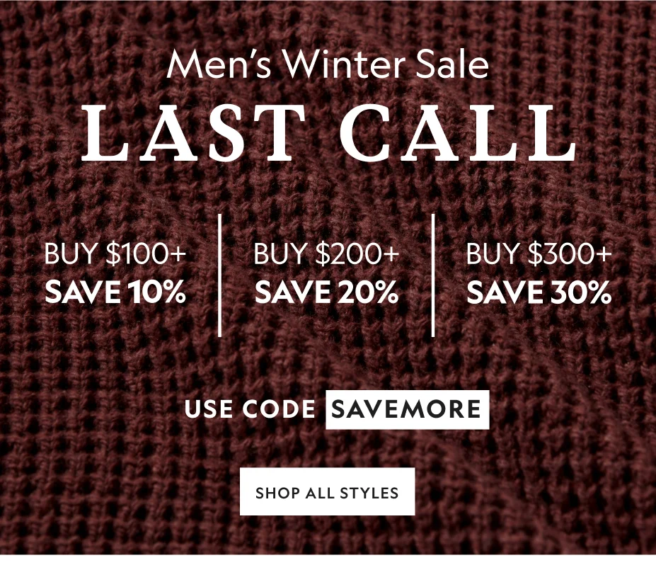 Men's Winter Sale