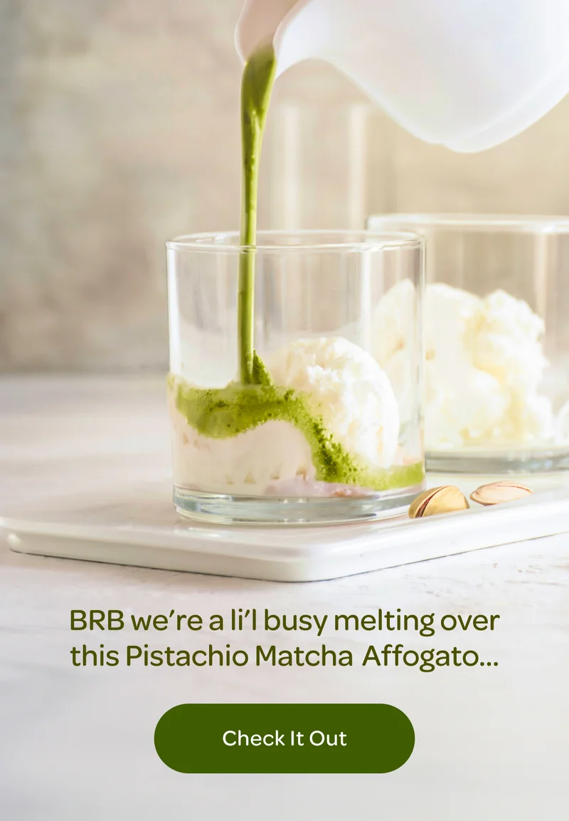 Pistachio Matcha Affogato - Check It Out