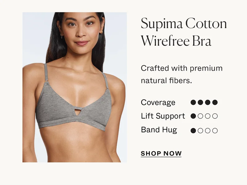 Supima Cotton Wirefree Bra
