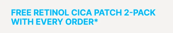 FREE RETINOL CICA PATCH - 2 PACK
