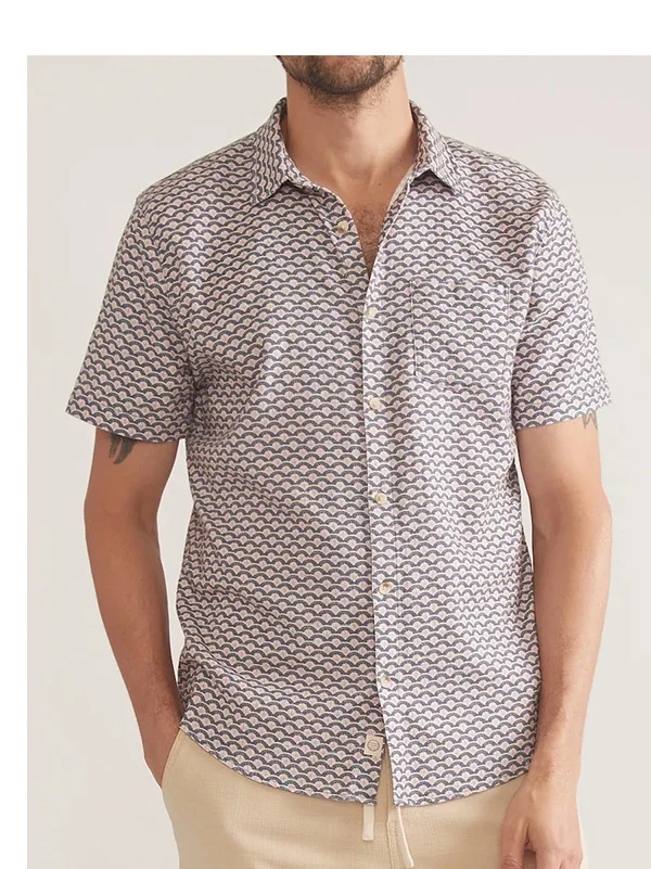Stretch Selvage Short Sleeve Shirt