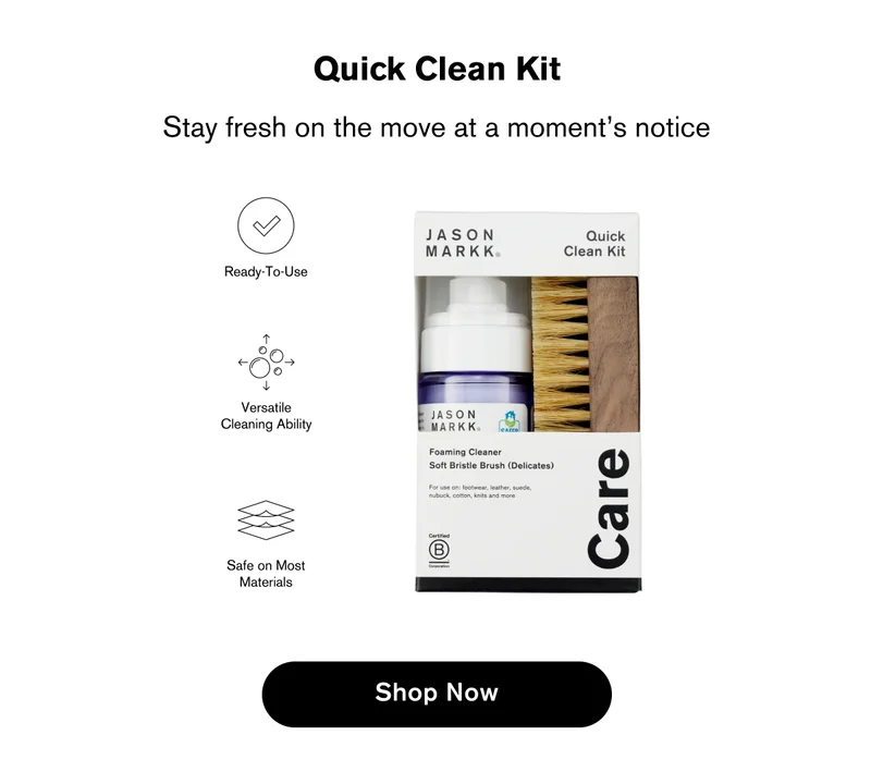 Quick Clean Kit | Stay fresh on the move at a moment’s notice | Shop Now