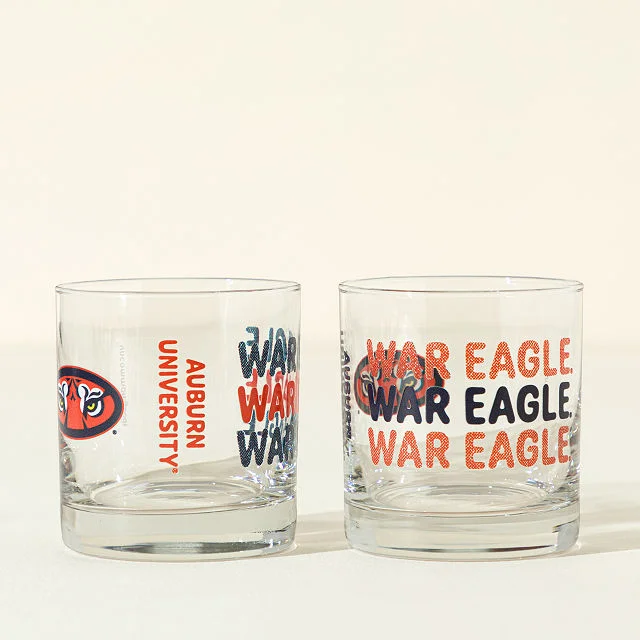 Show Your Spirit! College Rocks Glass - Set of 2