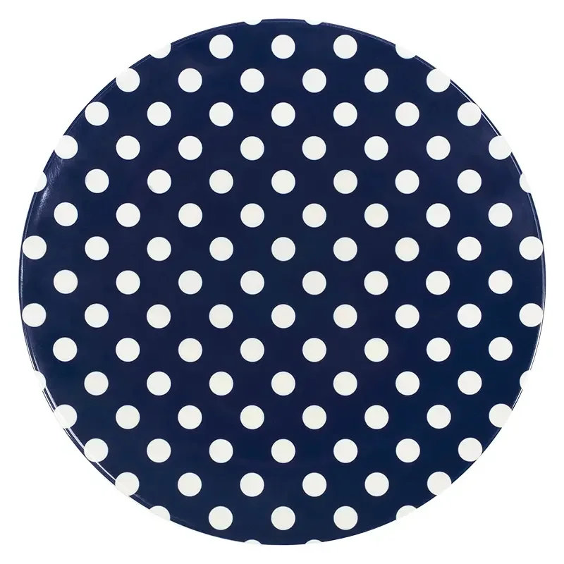Kate Spade New York Melamine Dinner Plate, Navy w/ Dots - Set of 2