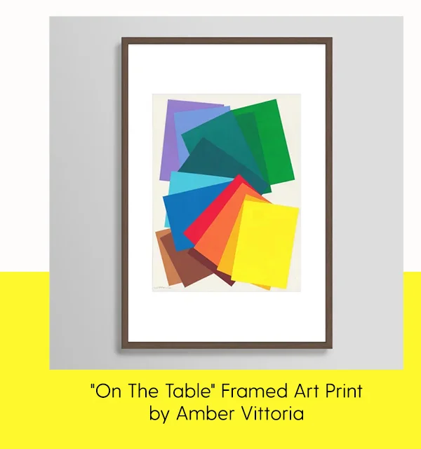 On The Table - Framed Art Print by Amber Vittoria