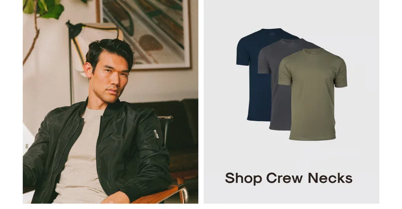 crew neck tees