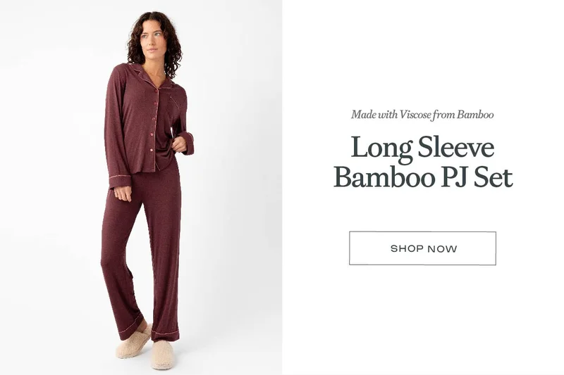 Long Sleeve Bamboo PJ Set - Shop Now