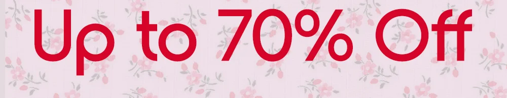 Up to 70% Off