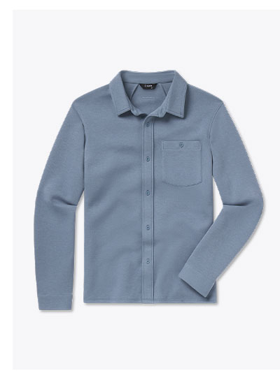 Hydrogen Skyline Knit Overshirt