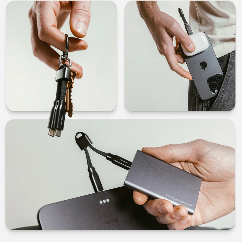 All-new ChargeKey featuring high speed data transfer. We designed ChargeKey to support blazing fast 10Gbps (USB 3.1) data transfer speeds. Shoot pro video on iPhone edit straight from an external SSD, and so much more. Shop new ChargeKey.