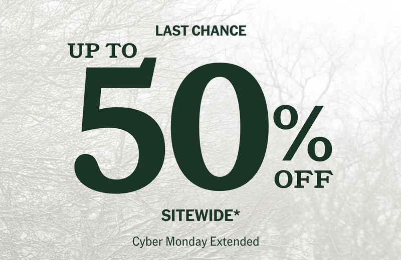 Last Chance, Up to 50% off sitewide*