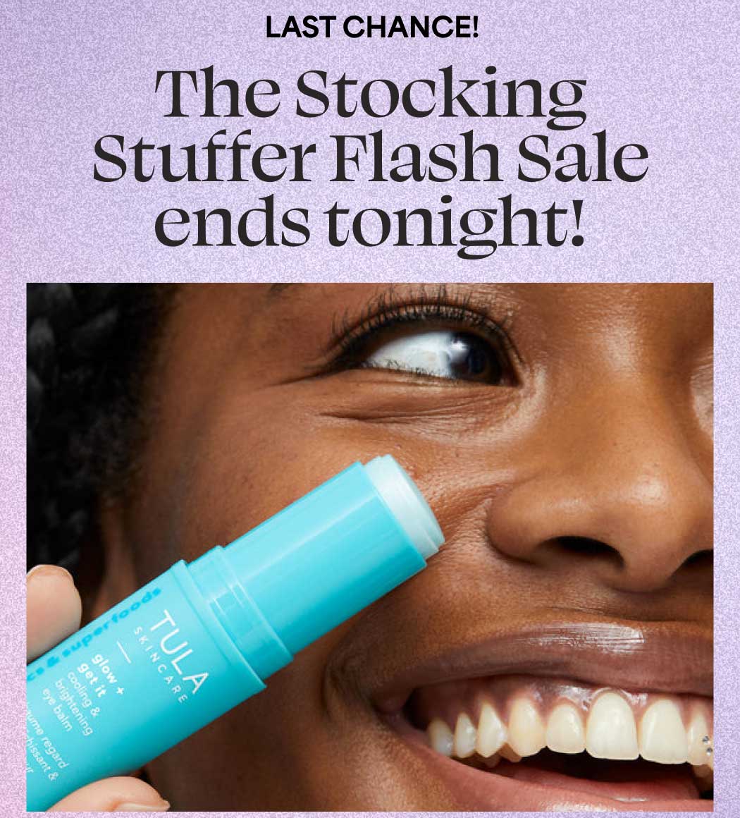 LAST CHANCE! The Stocking Stuffer Flash Sale ends tonight!