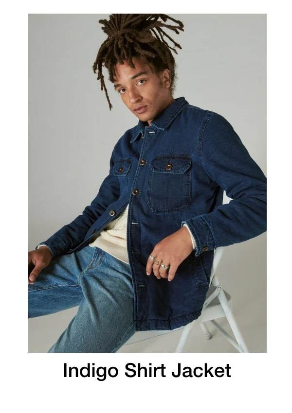 Indigo Shirt Jacket