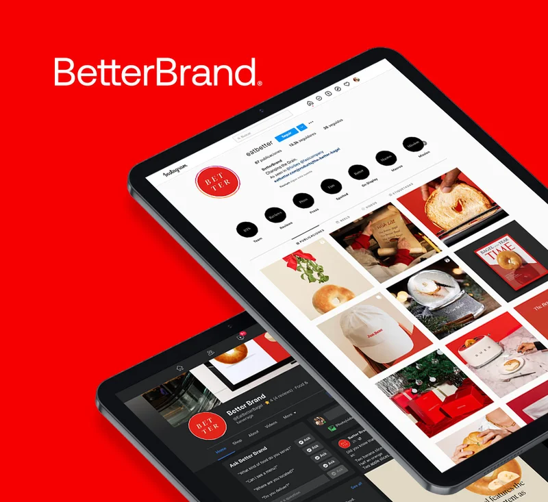 BETTER BRAND SOCIAL MEDIA SEEN ON SOME IPADS