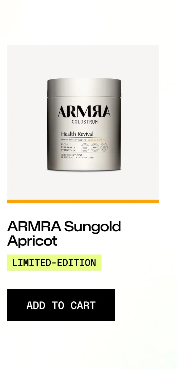 ARMRA Sungold Apricot Jar