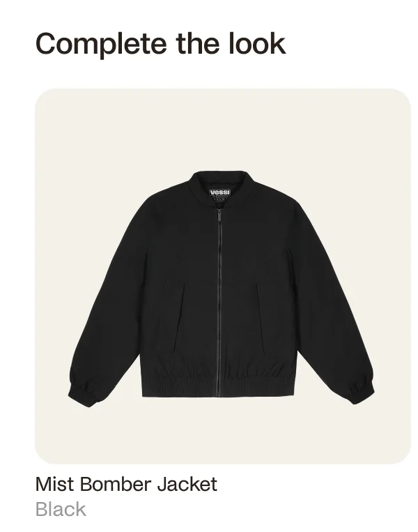 Mist Bomber Jacket Black