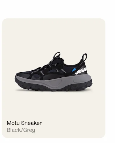 Motu Sneaker Black/Grey