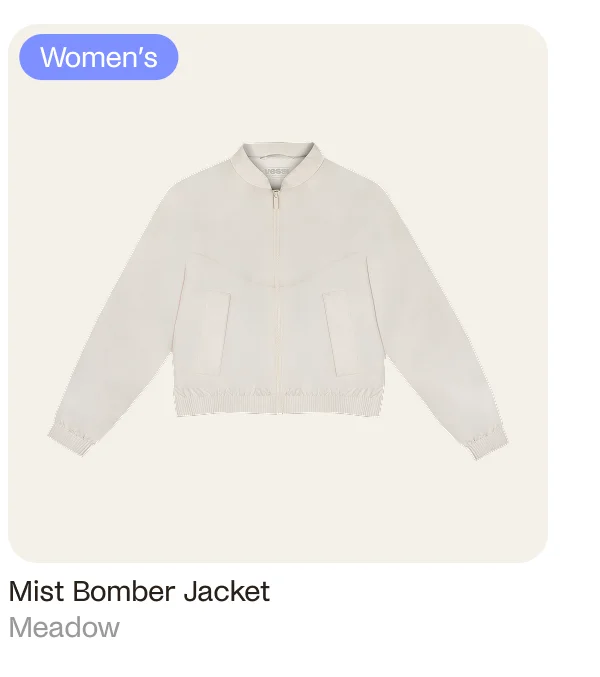 Mist Bomber Jacket Meadow