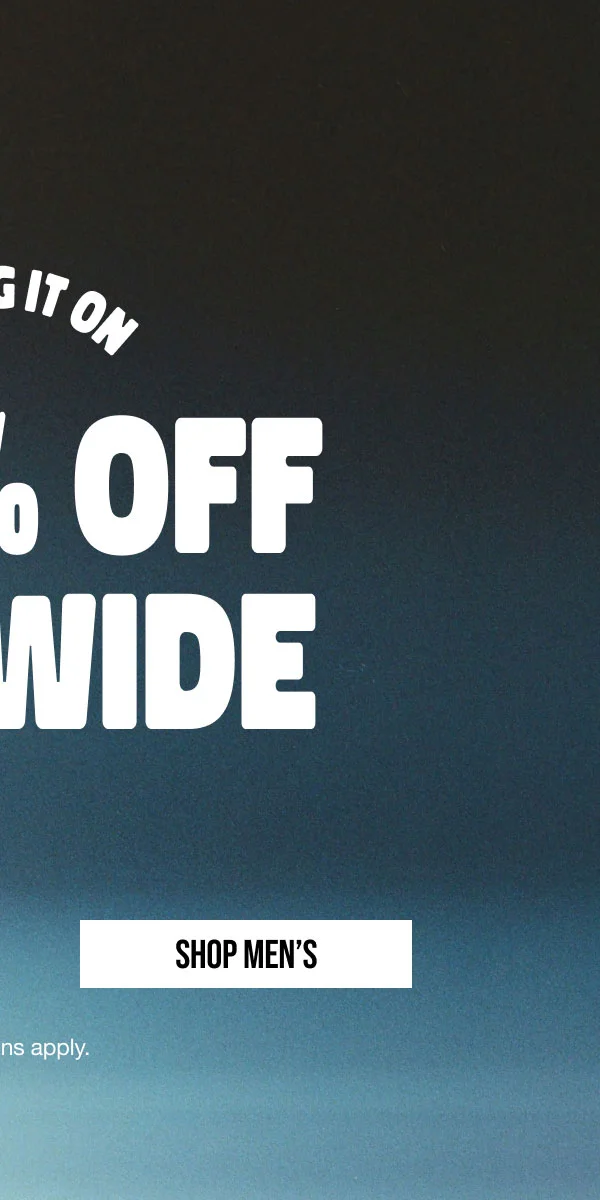 Up to 50% off Sitewide Shop Men's