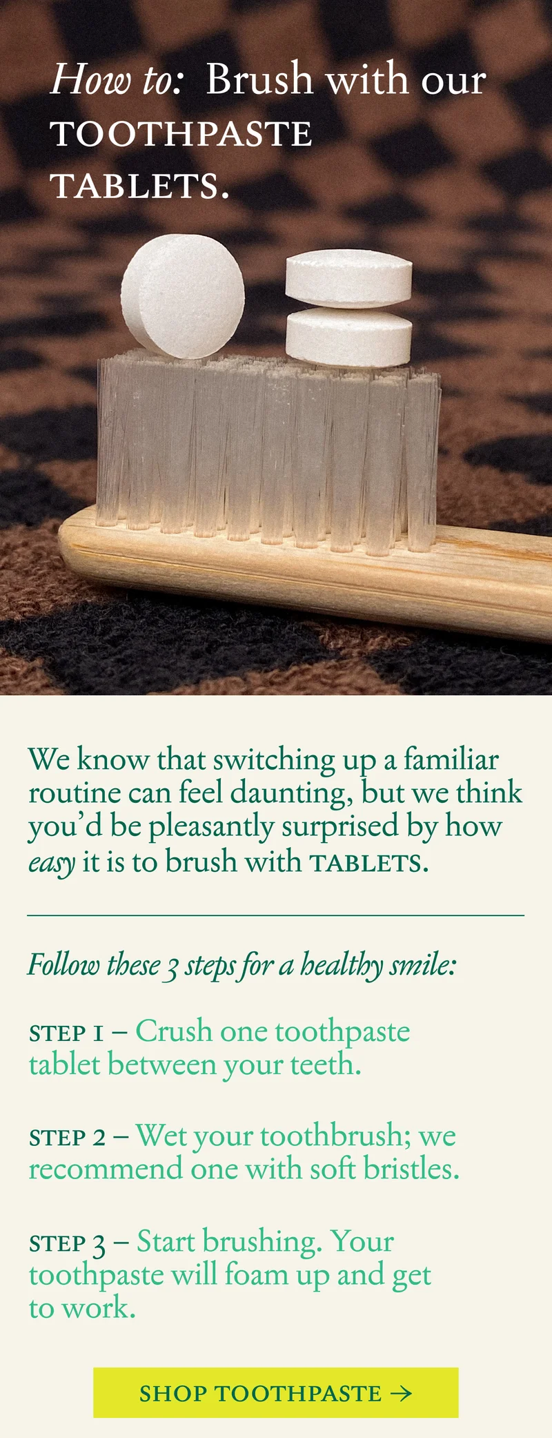 Toothpaste Tablets