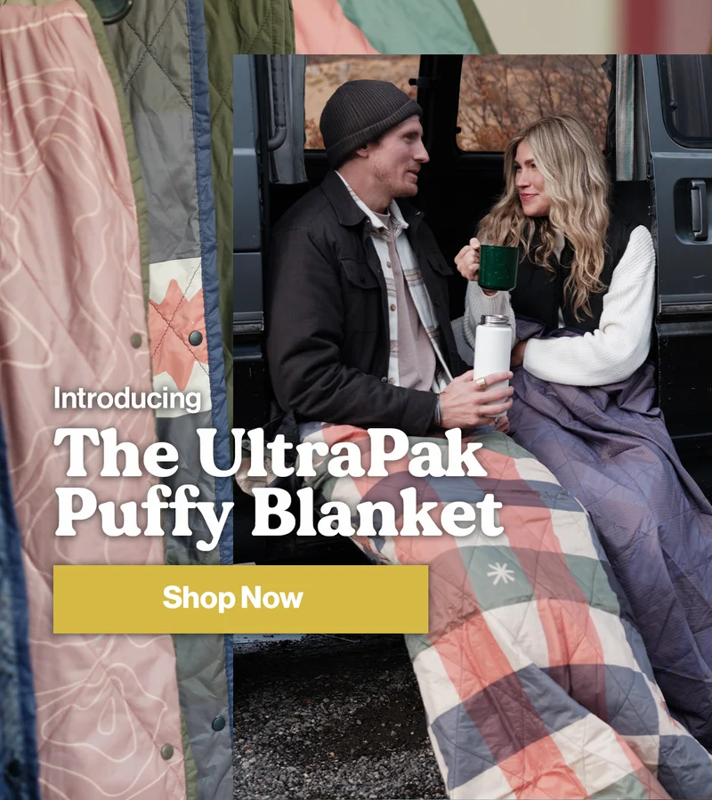 just arrived: the ultrapak blanket