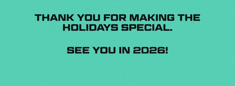 Thank you for making the holidays special.  See you in 2026!