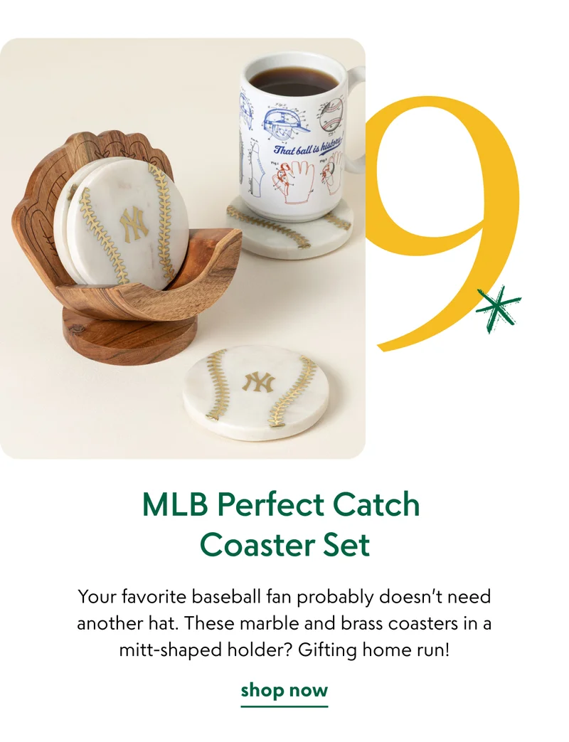 MLB Perfect Catch Coaster Set