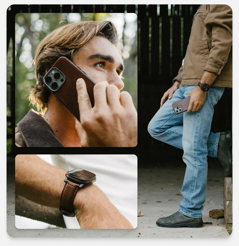 Quality. Character. Tradition. Nomad x Horween Leather. The finest things take time, and Horween leather is no exception. Crafted using a traditional tanning process that takes nearly two months from start to finish, Horween leather is known around the world for its quality and patina potential. Over time, your leather gear will age beautifully, gaining more character with every day. Shop now.