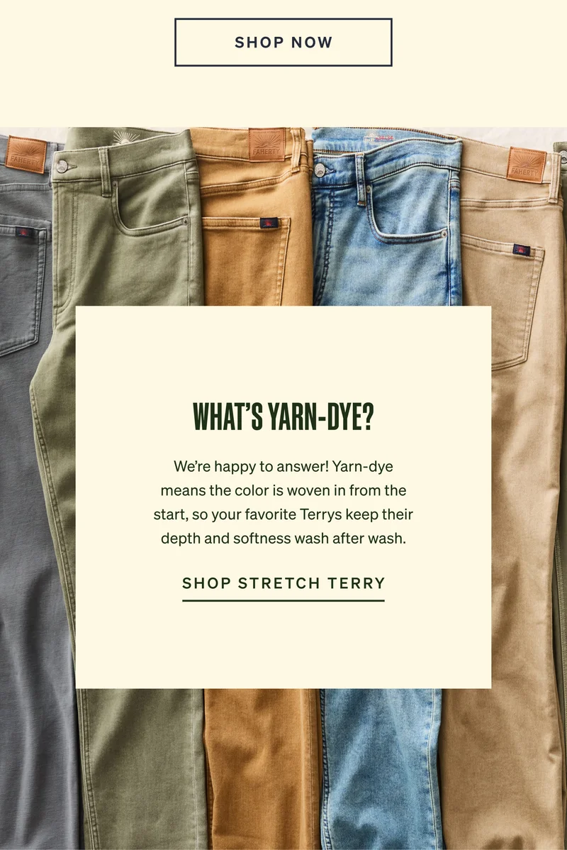 Shop Stretch Terry