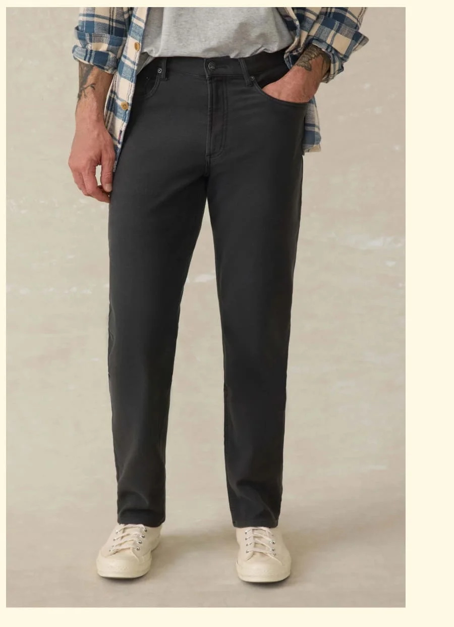 Stretch Terry Onyx Black