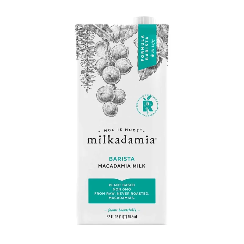 Barista Macadamia Milk, 32 Oz