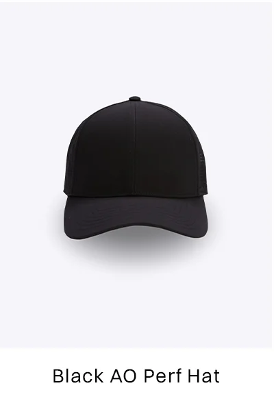 Black AO Perf Hat