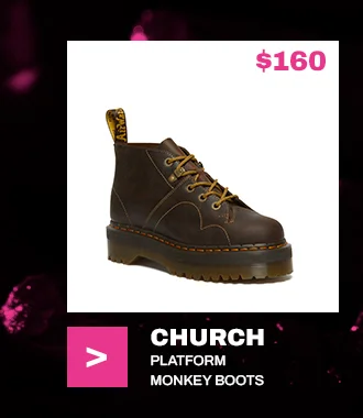 CHURCH PLATFORM MONKEY BOOTS