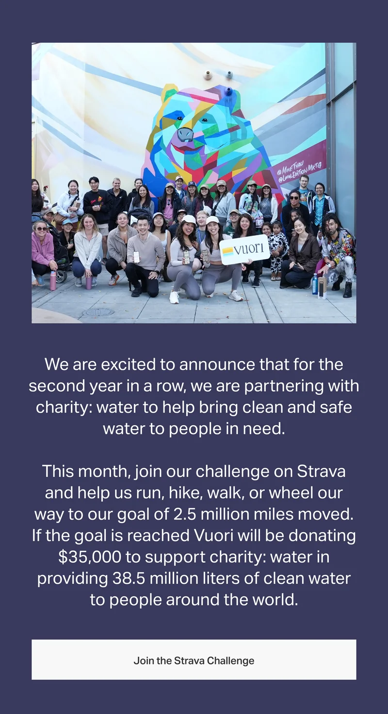 We are excited to announce that for the second year in a row, we are partnering with charity:water to help bring clean and safe water to people in need.
