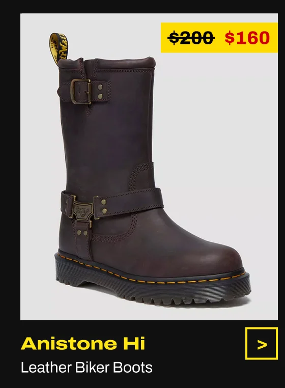Anistone Hi Leather Biker Boots