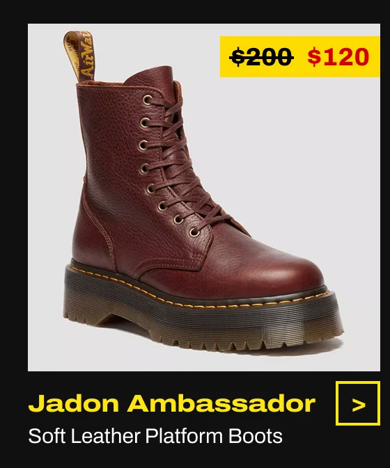 JADON Soft Ambassador Leather Platform Boots
