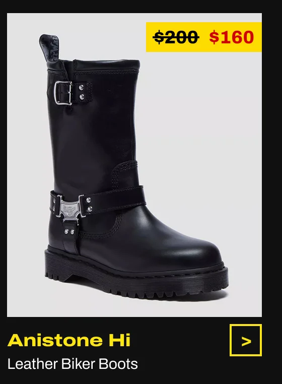 Anistone Hi Leather Biker Boots